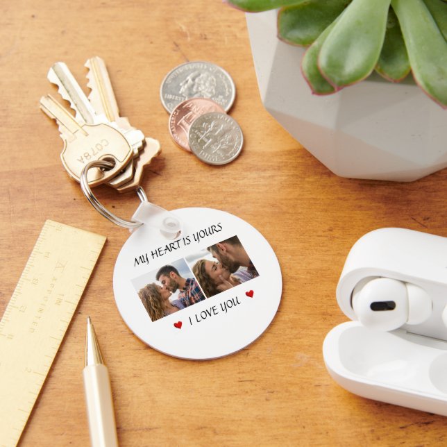 Porte-clés Love in Every Moment Valentine Photo Keychain (Bureau)