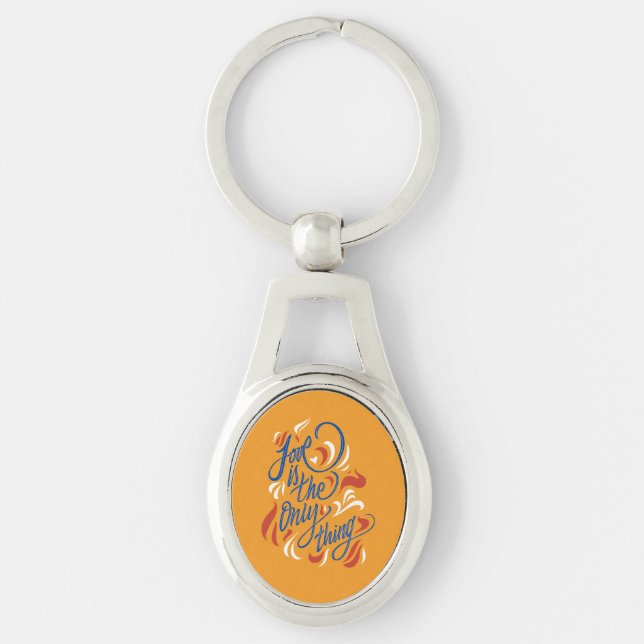 Porte-clés Love is the only thing -  (Devant)