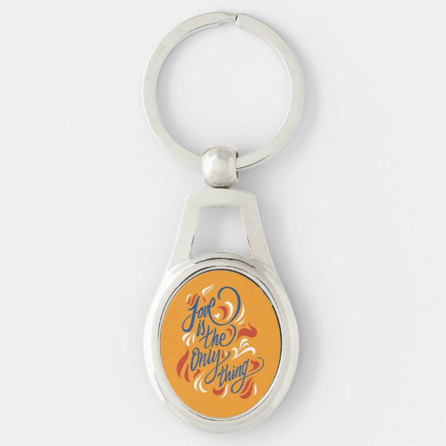 Porte-clés Love is the only thing -  (Devant)