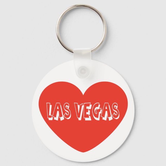 Porte-clés Love Las Vegas Nevada Red Heart Porte - clé (Recto)