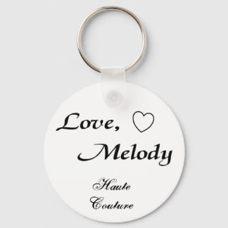 Porte-clés love melody  Haute Couture - Customized