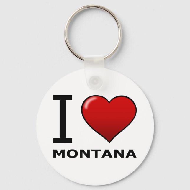 PORTE-CLÉS LOVE MONTANA (Recto)