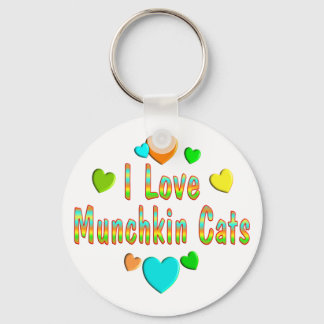 Porte-clés Love Munchkin Cats