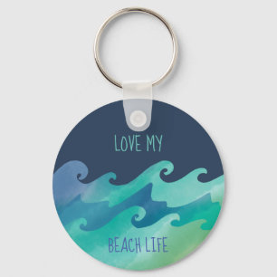 Porte-clés Love My Beach Life Waves