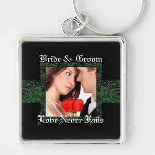 Porte-clés Love Never Fails Mariage Photo Porte - clé