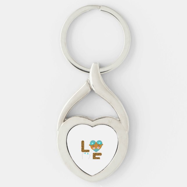 Porte-clés Love Nurse Life Cheetah 5 (Devant)