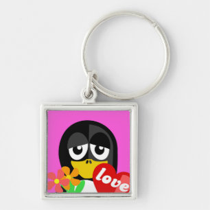 PORTE-CLÉS LOVE PENGUIN