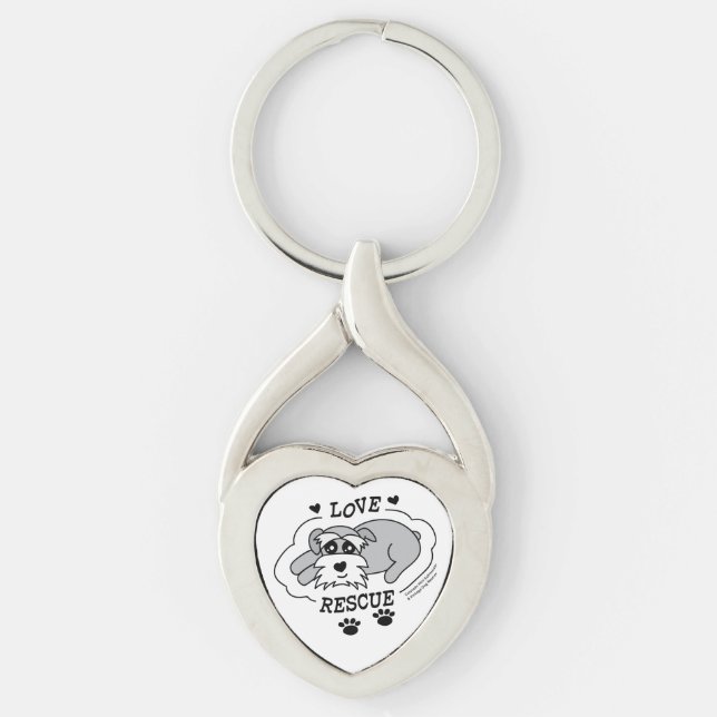 Porte-clés Love Rescue - Heart Keychain (Devant)