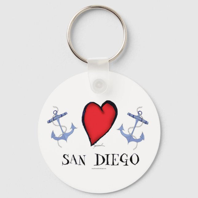Porte-clés love san diego (Recto)