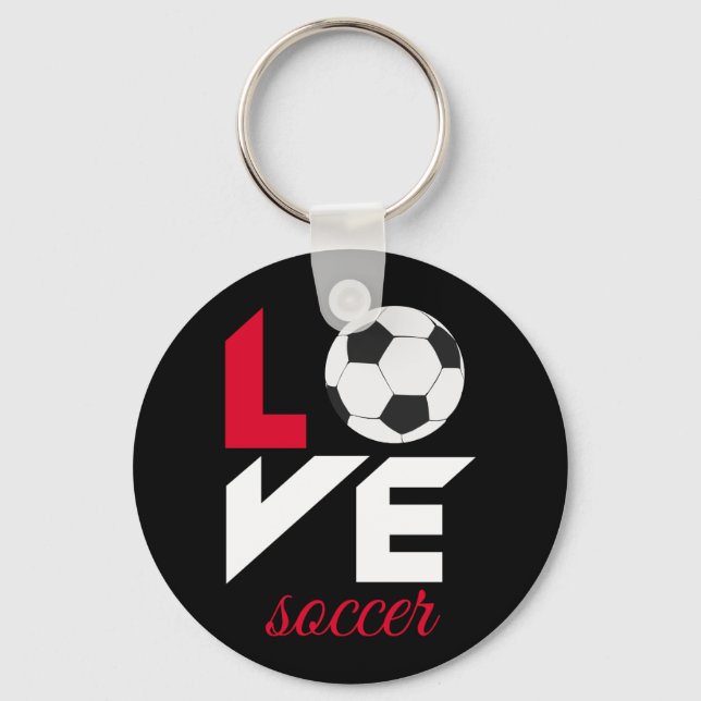 Porte-clés Love soccer (Recto)