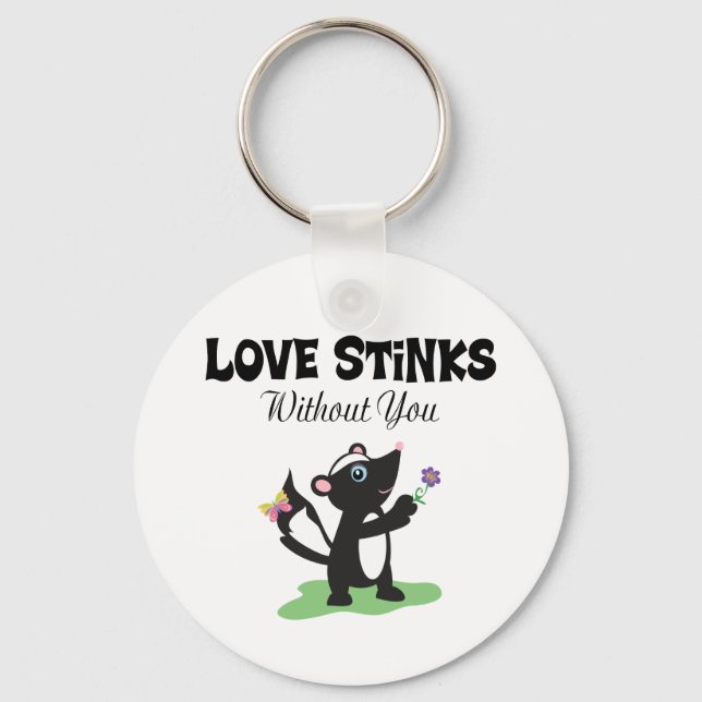 Porte-clés Love Stinks (Recto)