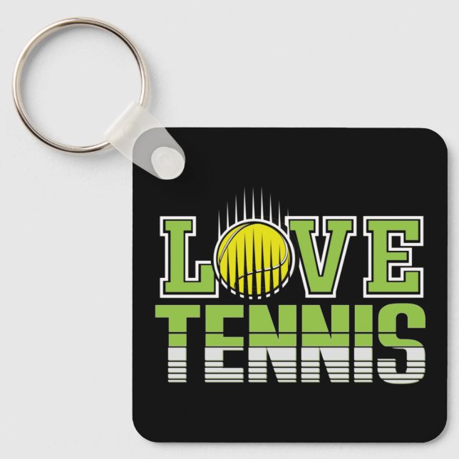Porte-clés Love Tennis (Recto)
