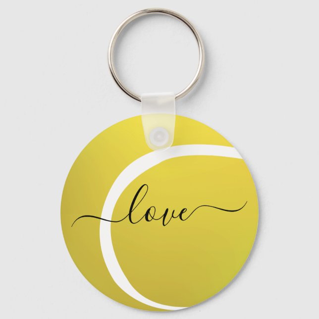 Porte-clés LOVE Tennis ball (Recto)