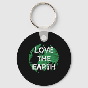 Porte-clés Love The Earth Jour des terres Citation