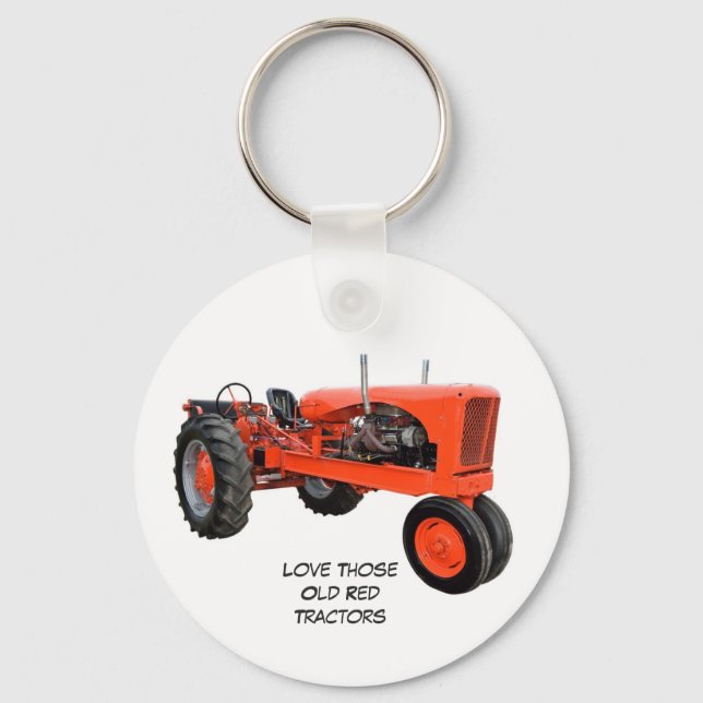 Porte-clés Love Those Old Red Tractors Keychain (Recto)
