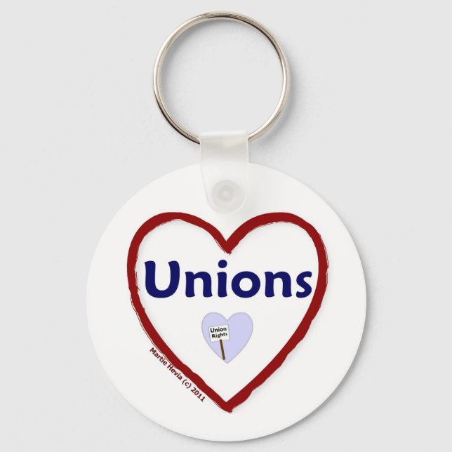 Porte-clés Love Unions (Recto)
