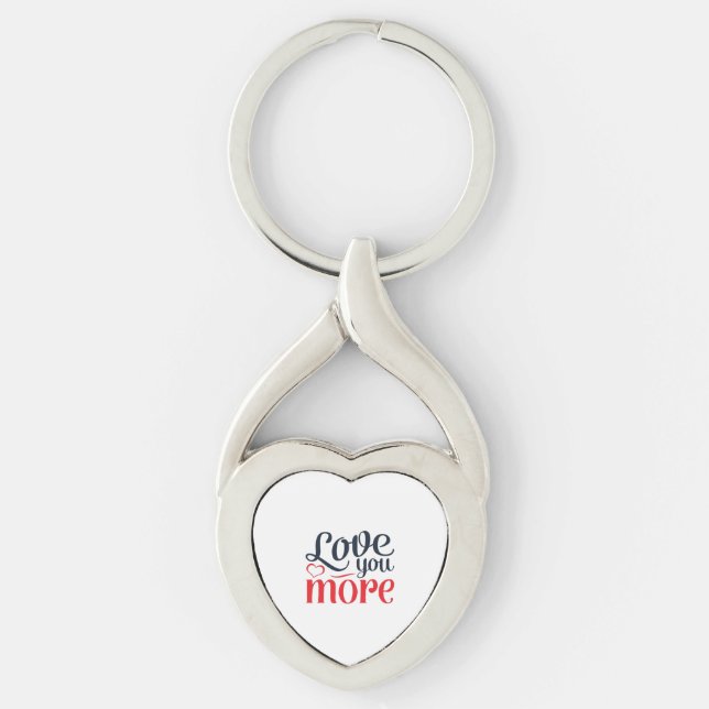 Porte-clés Love You More Subtle Detail Style  (Devant)