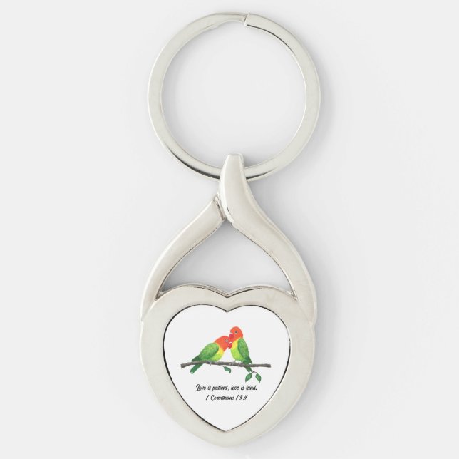 Porte-clés Lovebirds Porte - clé inspirant (Devant)