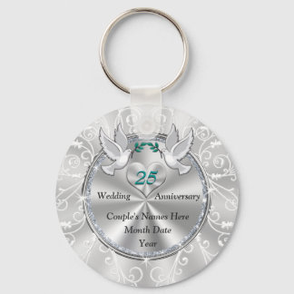 Porte-clés Lovely Cheap 25e anniversaire Mariage Faveurs de l