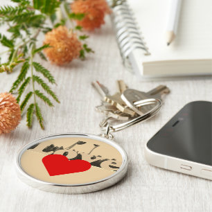 Porte-clés Lovely Compassion Red Heart