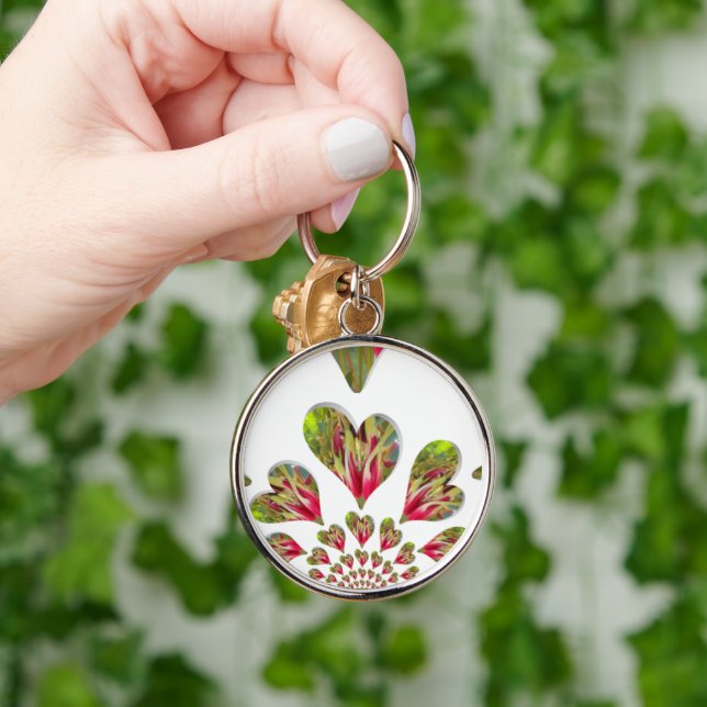 Porte-clés Lovely Hearts Humanitarian Day Le monde a besoin d (Main)