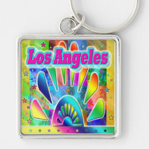 Porte-clés Lovely Los Angeles Sun & Palms Porte - clé