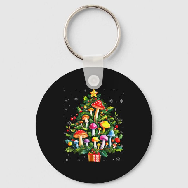 Porte-clés Lover Xmas Mushroom Christmas Tree  (Recto)