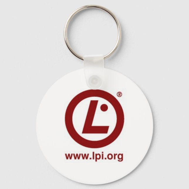 Porte-clés LPI Logo Button Keychain (Recto)
