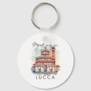 Porte-clés Lucca Italie Voyageuse Amoureuse Voyage Aventure R