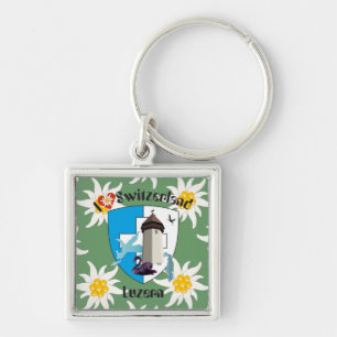 Porte-clés Lucerne remorque clée de Suisse