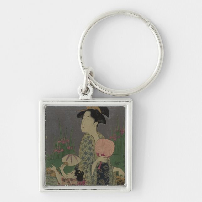 Porte-clés Lucioles, 1793 (gravure sur bois en couleur) (Devant)