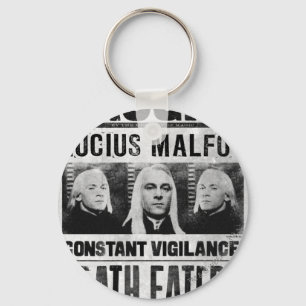 Porte-clés Lucius Malfoy Wanted Poster
