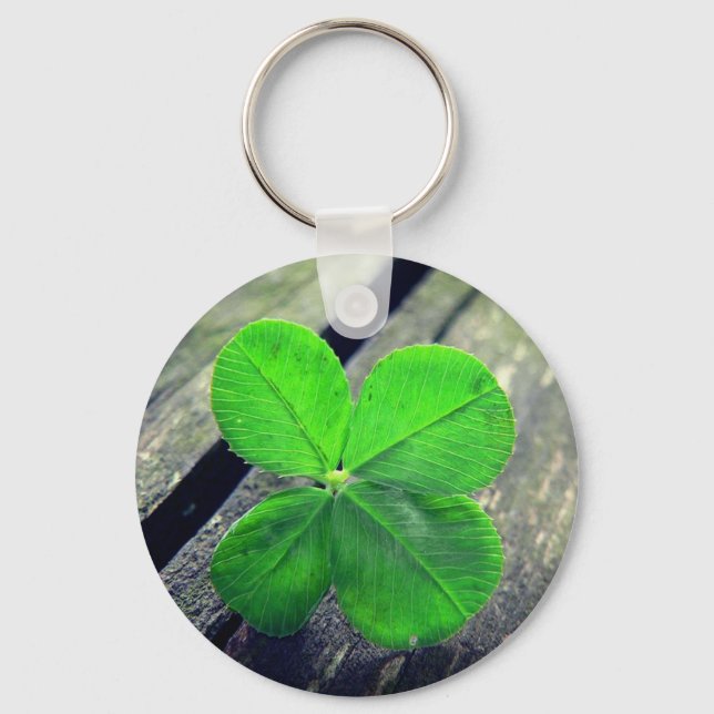 Porte-clés Lucky 4 leaf clover (Recto)