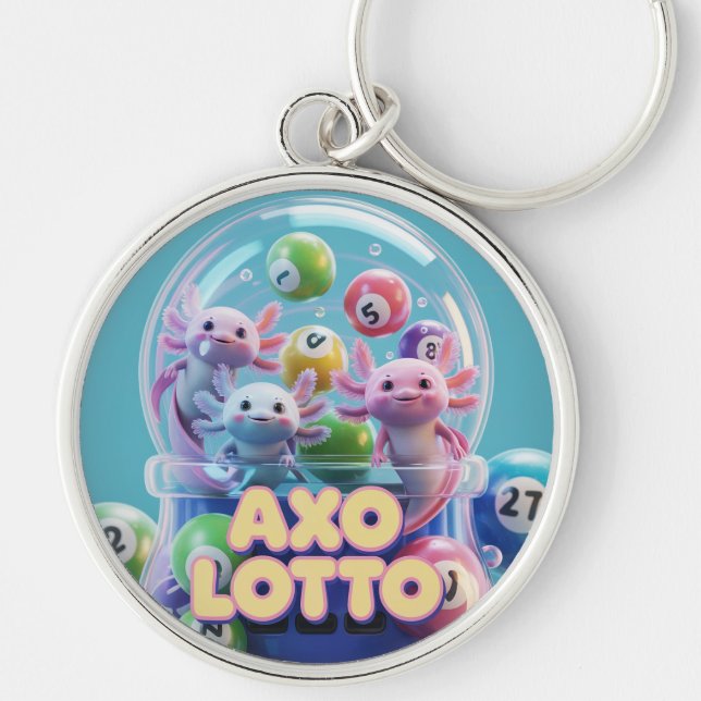 Porte-clés Lucky Axolotl (Devant)