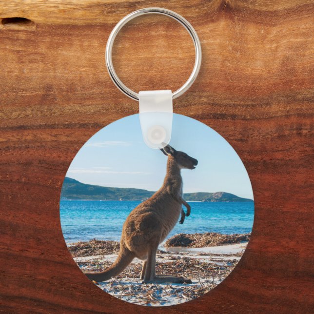 Porte-clés Lucky Bay Kangaroo Joey (Verso)