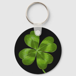 Porte-clés Lucky Charm Clover Vintage Shamrock Bonne chance