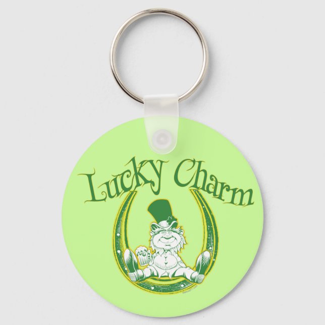 Porte-clés Lucky Charm Leprechaun Keychain (Recto)