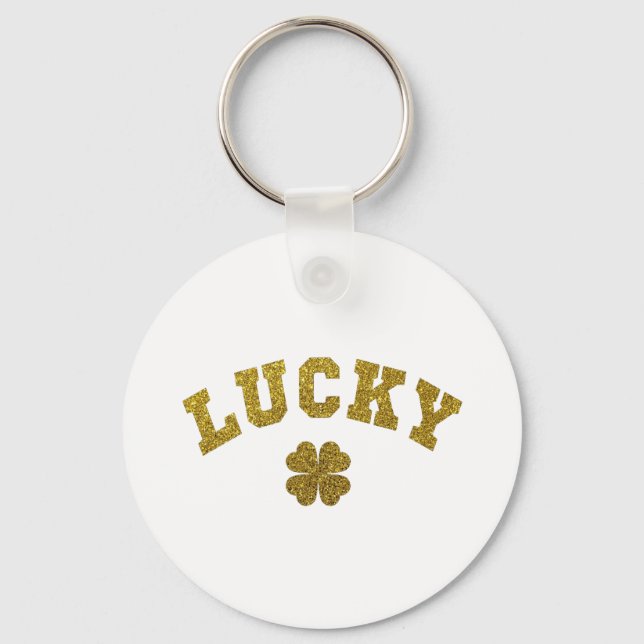 Porte-clés Lucky Clover Saint Patricks (Recto)