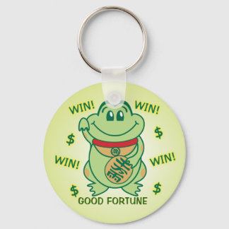 Porte-clés Lucky Frog Win !