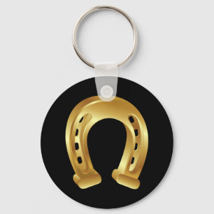 Porte-clés Lucky golden horseshoe