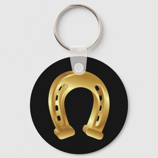 Porte-clés Lucky golden horseshoe (Recto)