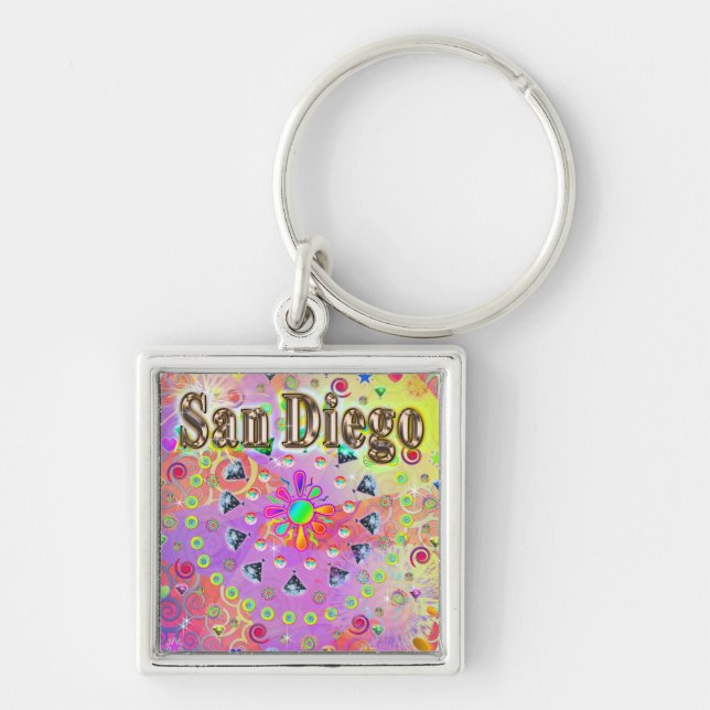 Porte-clés Lucky Golden San Diego (Devant)
