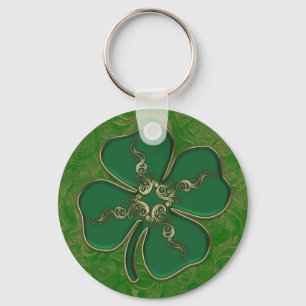 Porte-clés Lucky Irish Shamrock Keychain