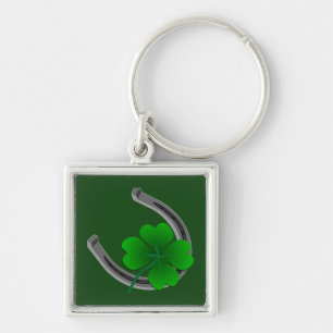 Porte-clés Lucky Keychain 4 Leaf Clover Key Chain Lucky Gifts