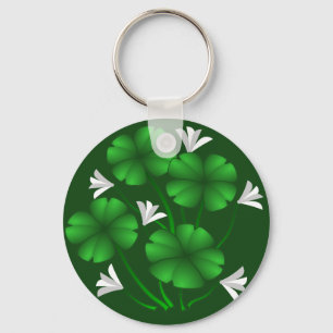 Porte-clés Lucky Keychain 4 Leaf Clover Key Chain Lucky Gifts