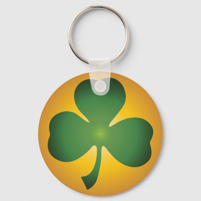 Porte-clés Lucky Shamrock Basic Keychain (Recto)