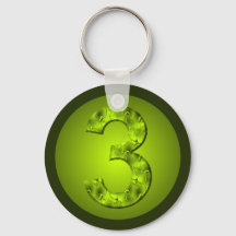 Lucky Three Nature Green Porte - clé