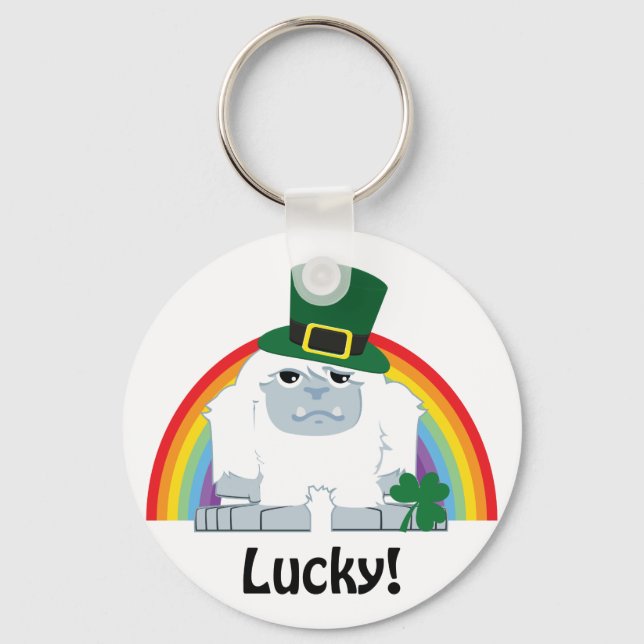 Porte-clés Lucky Yeti Leprechaun (Recto)