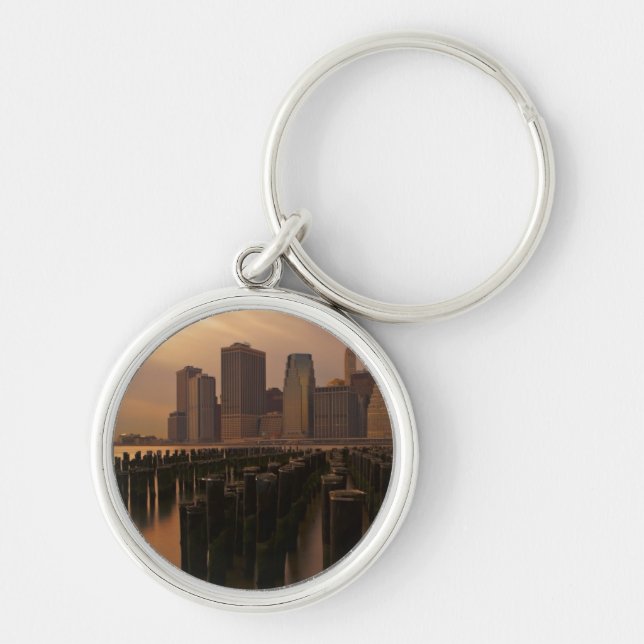 Porte-clés Lueur de coucher du soleil pendant les cieux (Devant)