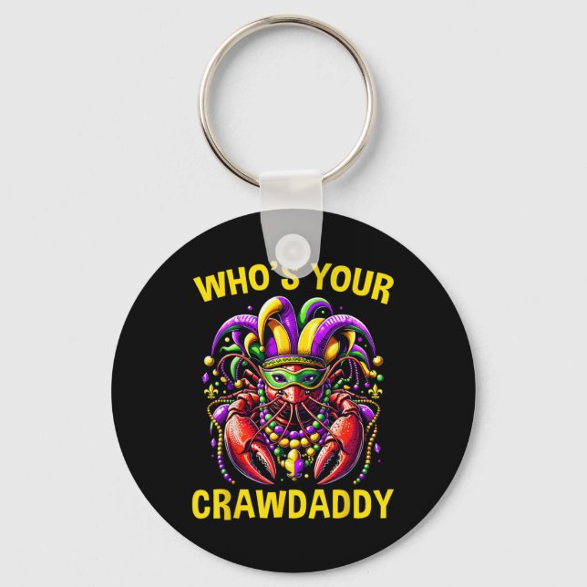 Porte-clés Lui Déchirer Votre Crawdaddy Crawfish Jester perle (Recto)